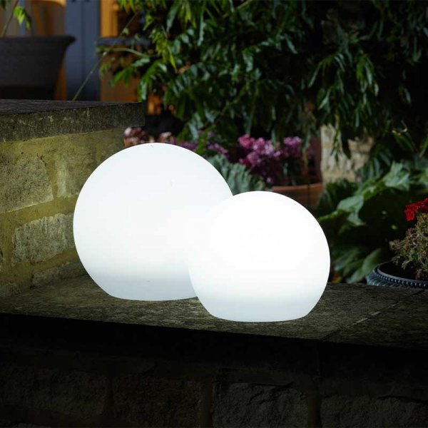 smart solar lunieres orb light