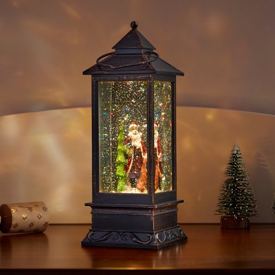 SnowSwirl Santa Lantern : Smart Garden Products