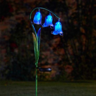 smart solar foxglove stake light